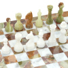 Шахматы из камня "Левант" мрамор и оникс 40 купить в Краснодаре