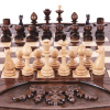 Шахматы + нарды резные "Корона" 40, Harutyunyan купить в Краснодаре