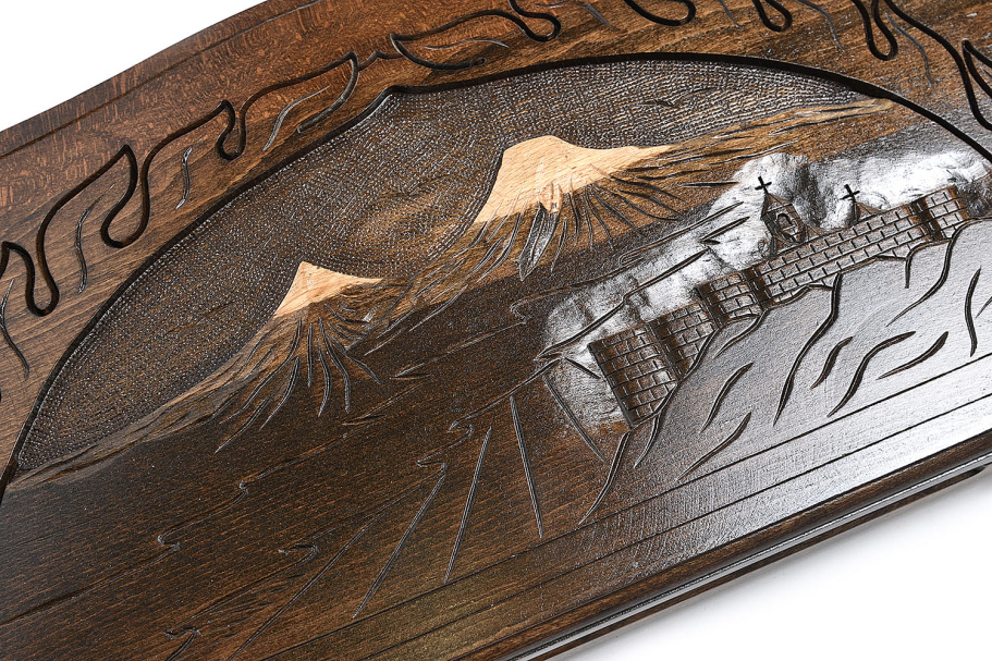 Нарды резные "Вольные горы" большие  60, Sargsyan купить в Краснодаре