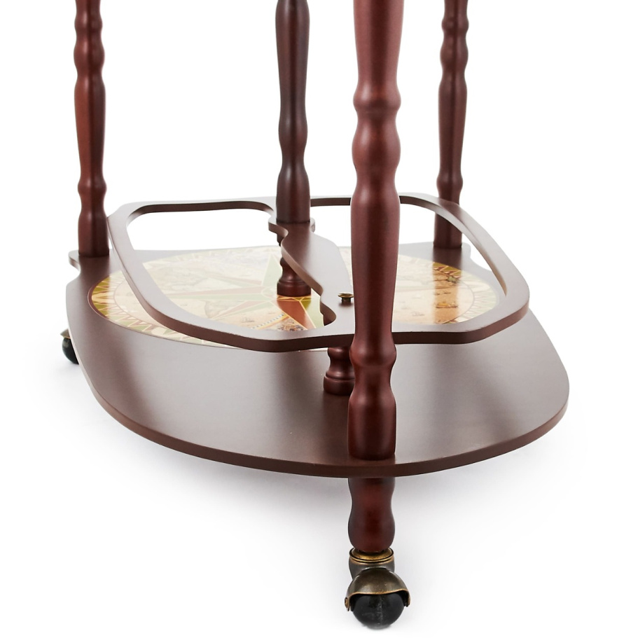 Глобус бар напольный со столом "Дионис" сфера 33 см купить в Краснодаре