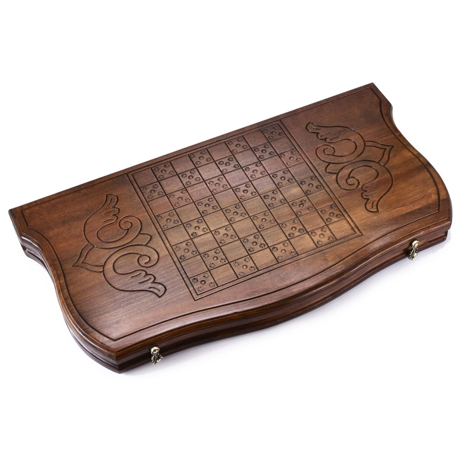 Нарды резные "Король Лев " большие 60, Sargsyan купить в Краснодаре