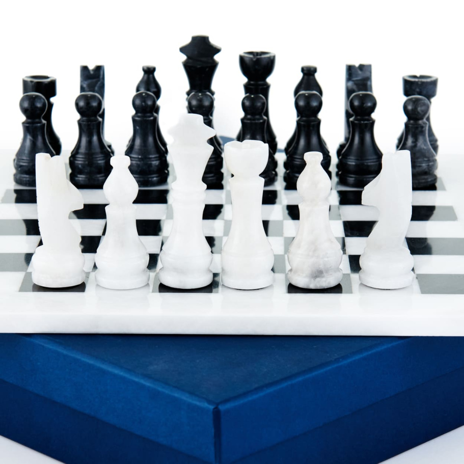 Шахматы каменные "Артер Карфаген" мрамор 40 купить в Краснодаре