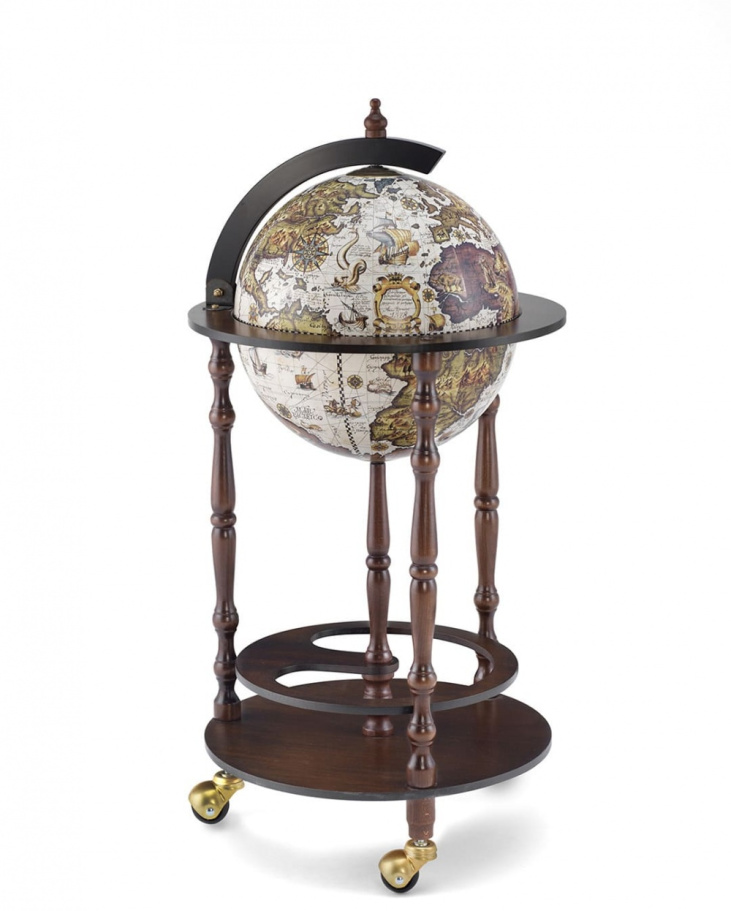 Глобус бар напольный "Эпоха", сфера 33 см