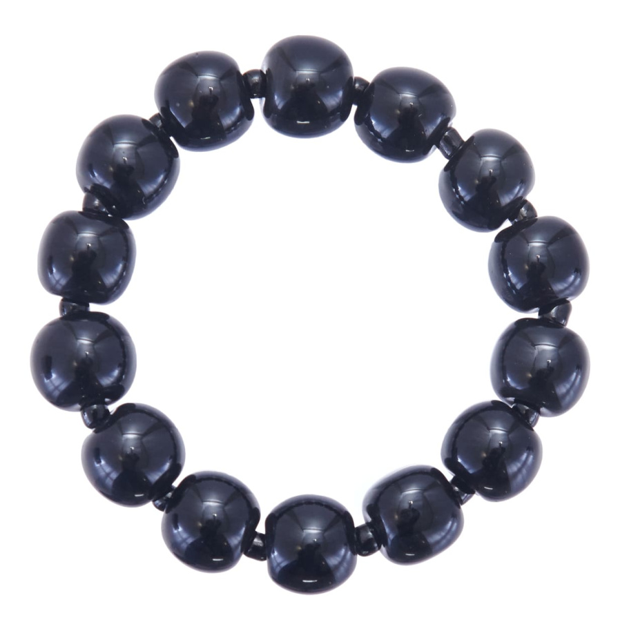 Браслет  Эгида черный камень 1.4 * 22, Давыдов купить в Краснодара