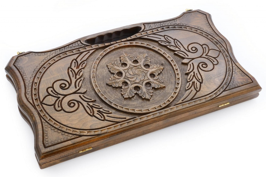 Нарды резные "Снежинка" средние 50, Harutyunyan