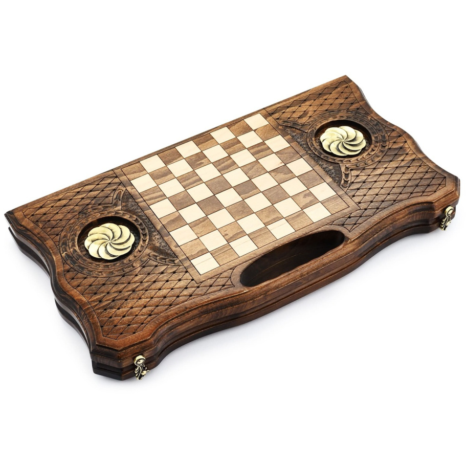 Нарды резные  "Сфера" средние 50, Harutyunyan купить в Краснодаре