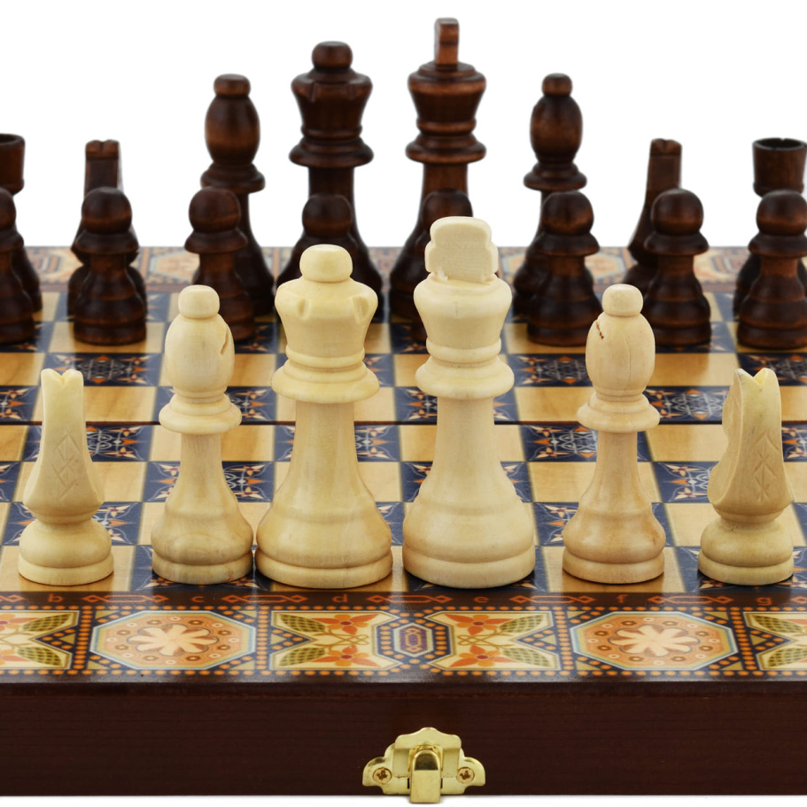 Шахматы + Нарды Восточная Мозайка, 40 купить в Краснодаре