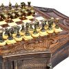Стол ломберный Шахматы резные "Гуфельд" 60, Harutyunyan купить в Краснодаре
