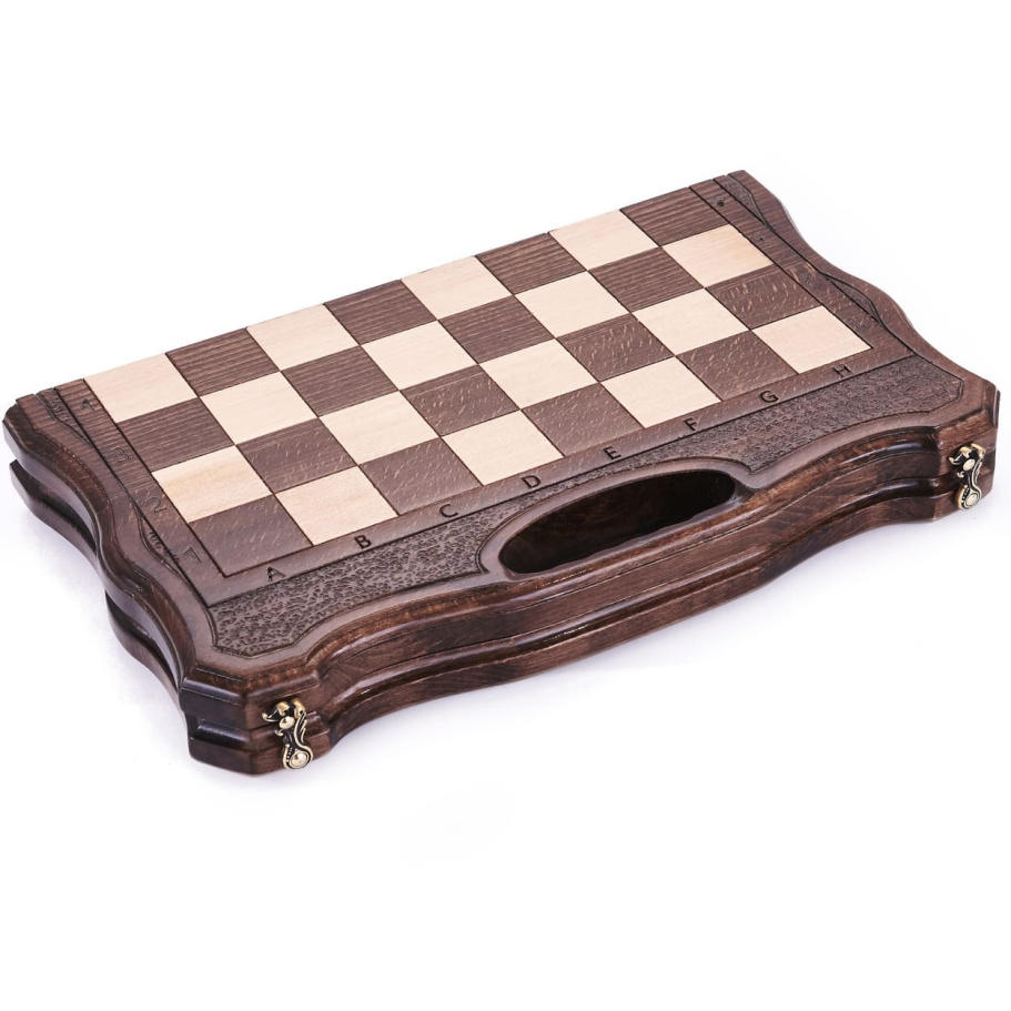 Шахматы + нарды резные "Defent" 40, Harutyunyan купить в Краснодаре