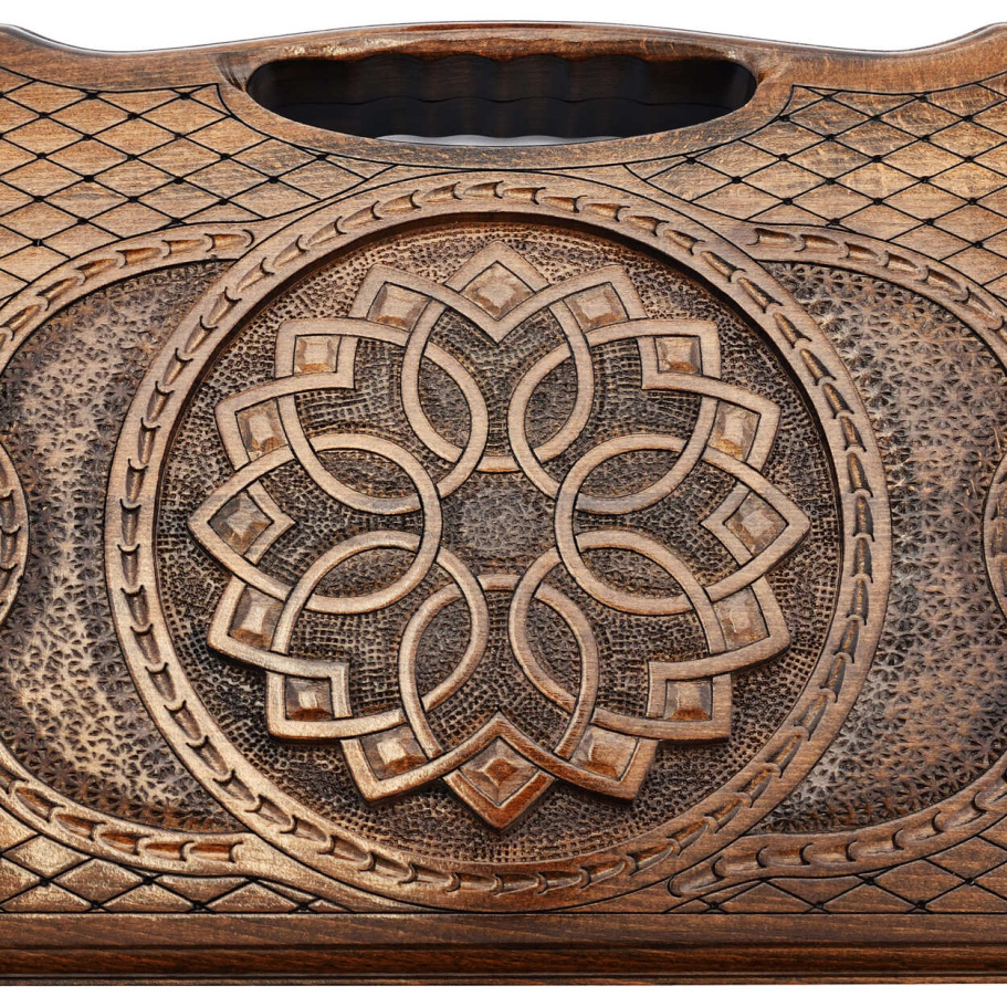 Нарды резные "Циния" средние 50, Harutyunyan купить в Краснодаре