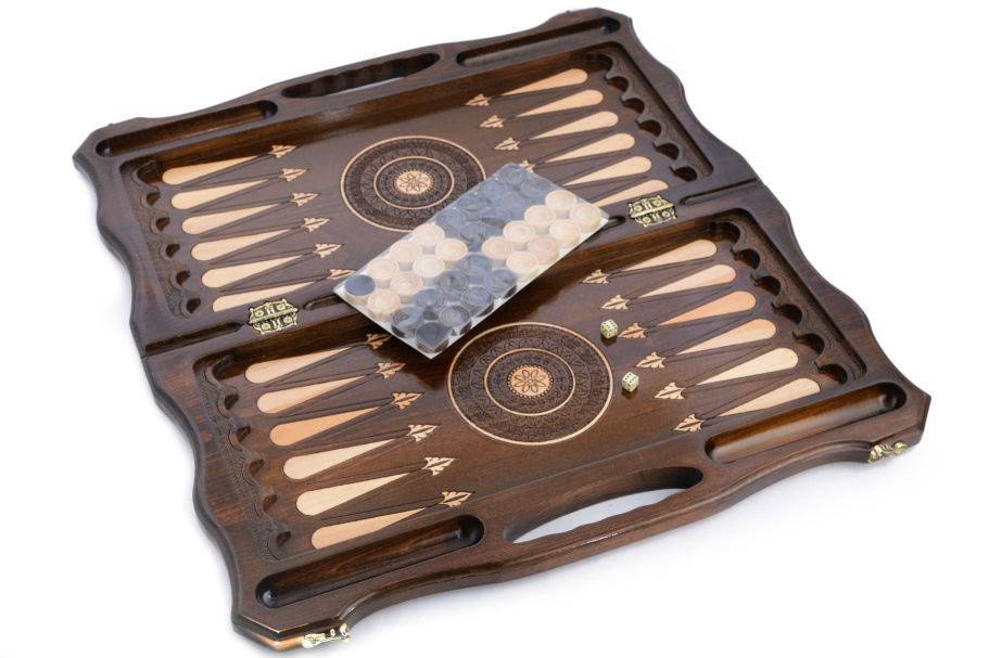 Шахматы + нарды резные "Долина Арарата" 60, Harutyunyan купить в Краснодаре