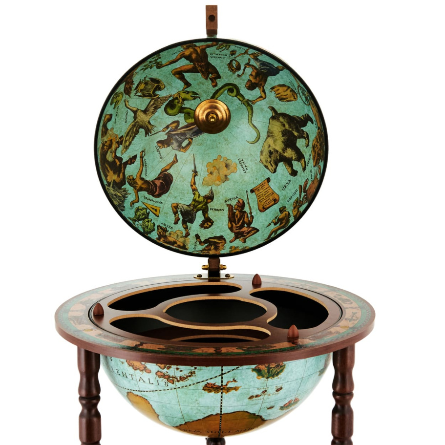 Глобус бар напольный "Клавдий", сфера 40 см купить в Краснодаре