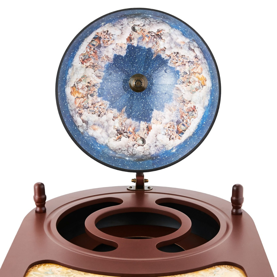 Глобус бар напольный со столом "Герлинда" сфера 40 см купить в Краснодаре