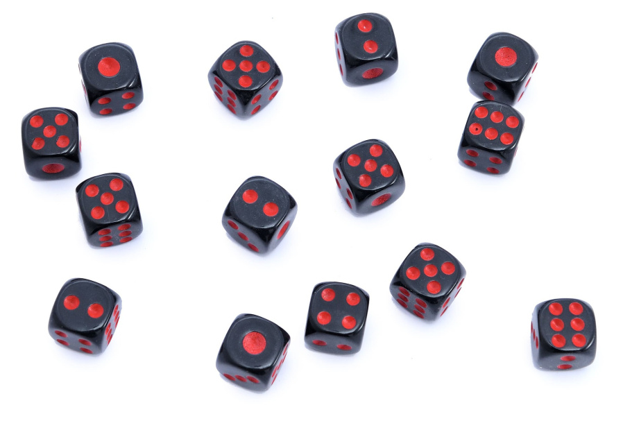 Кости игральные, пластик, черные 14 мм (2 шт), StartTime купить в Краснодаре Кости игральные, пластик, черные 14 мм (2 шт), StartTime купить в Краснодаре