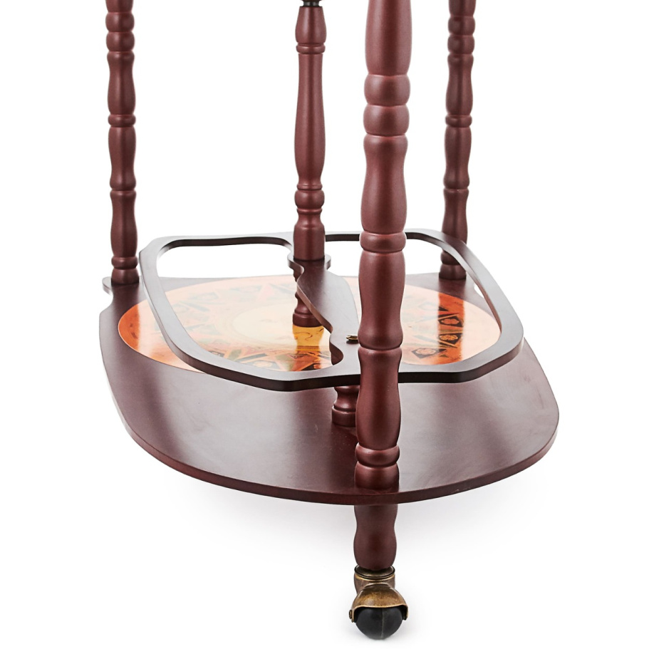 Глобус бар напольный со столом "Азимут" сфера 33 см купить в Краснодаре