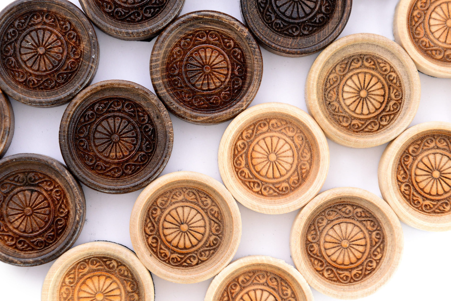 Фишки для нард и шашек "Орнамент" 29 мм, Harutyunyan купить в Краснодаре Фишки для нард и шашек "Орнамент" 29 мм, Harutyunyan купить в Краснодаре