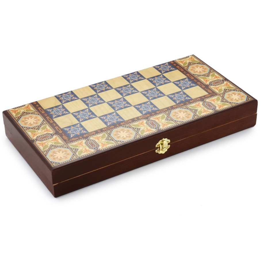 Шахматы + Нарды Восточная Мозайка, 40 купить в Краснодаре