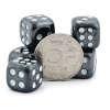 Кости игральные "Гамма" камень, серый, 15 мм (2 шт.) купить в Краснодаре