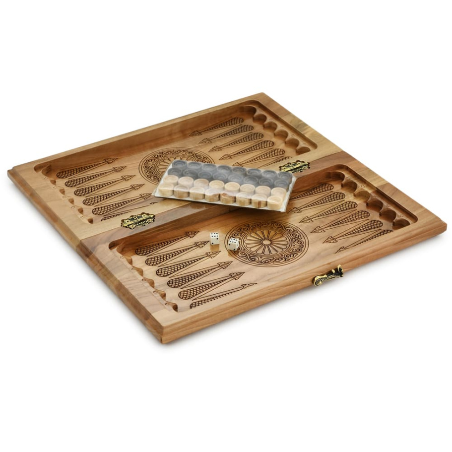 Шахматы + нарды резные "Циркон" 40 купить в Краснодаре