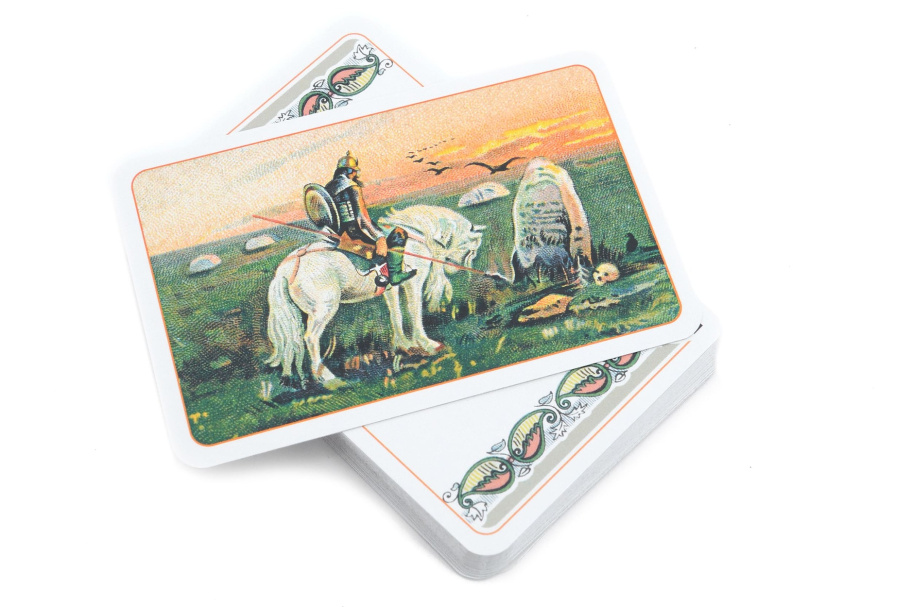 Карты игральные "Славянские" зеленая рубашка, 36 карт купить в Краснодаре