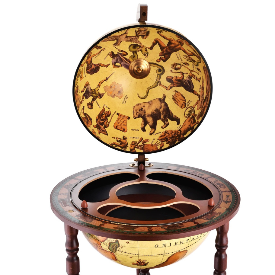 Глобус бар напольный "Элизабет", сфера 40 см купить в Краснодаре