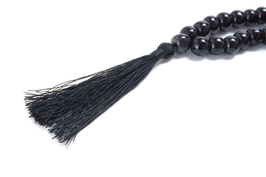 Четки Мусульманские "Мухаммед" черный камень 108 звеньев, Давыдов С. купить в Краснодаре