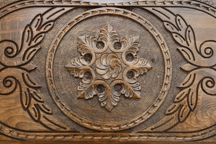 Нарды резные "Снежинка" средние 50, Harutyunyan купить в Краснодаре