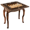 Стол ломберный Шахматы резные "Львиное царство" 60 купить в Краснодаре