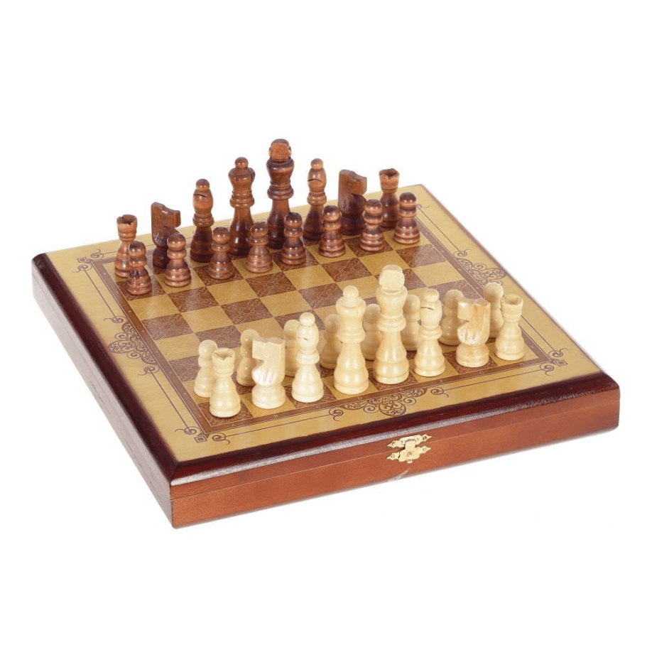 Шахматы Золотистые, малые 30