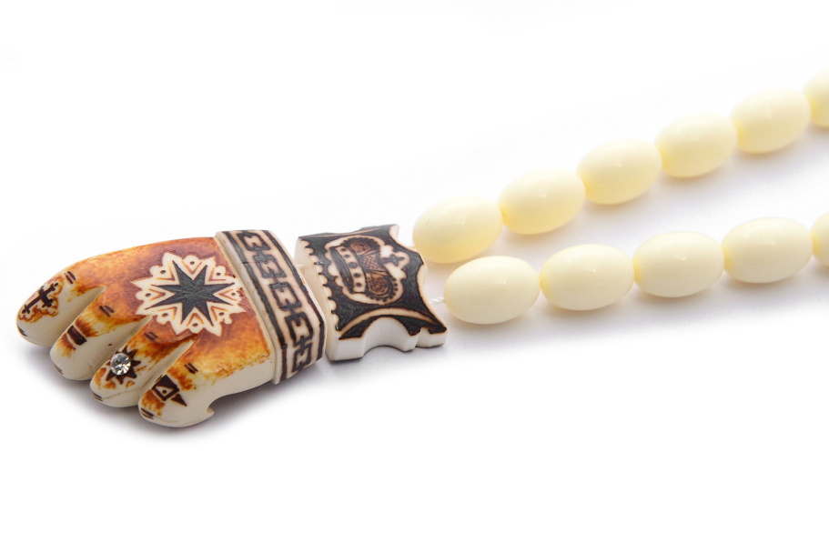 Четки белые "Перстень" арамит, Беркутов К. купить в Краснодаре