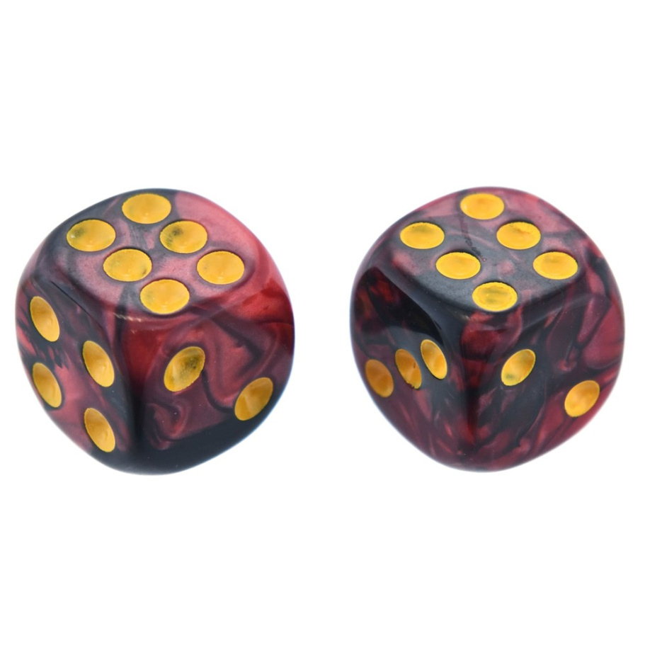 Кости игральные "Флора" акрил, красный, 12 мм (2 шт.) Кости игральные "Флора" акрил, красный, 12 мм (2 шт.)