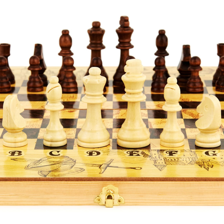 Шахматы + Нарды Рыцари, 50 купить в Краснодаре