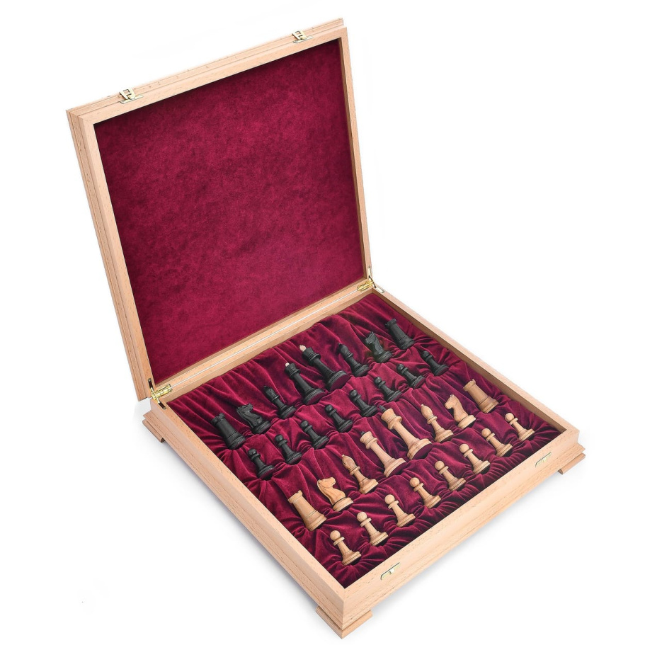 Шахматы в ларце "Стаунтон" бук, WoodGames купить в Краснодаре