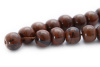 Четки с бусинами "Оскар" коричневый камень, Давыдов С. купить в Краснодаре