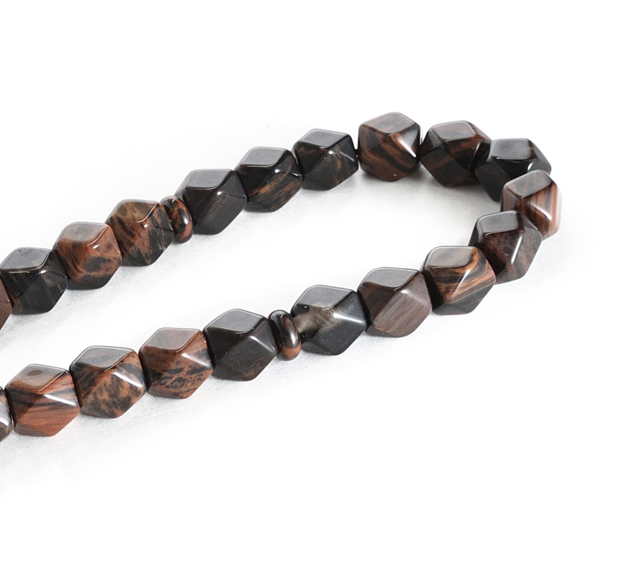 Четки граненые "Удача" коричневый камень, Давыдов С. купить в Краснодаре