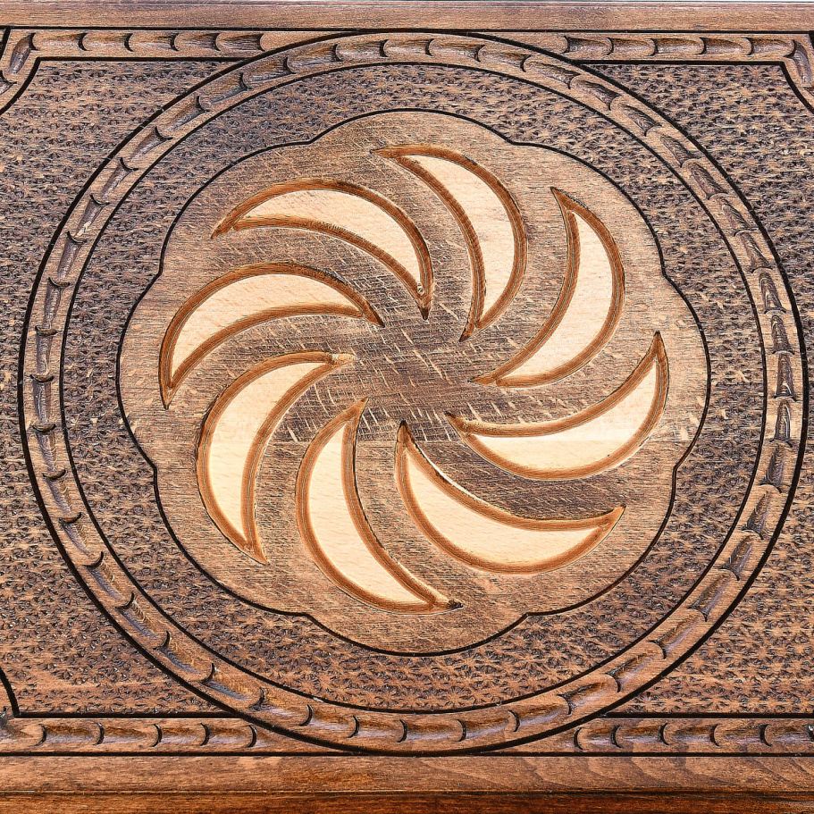 Нарды резные Рэкто "Орбита"  большие 60, Harutyunyan купить в Краснодаре