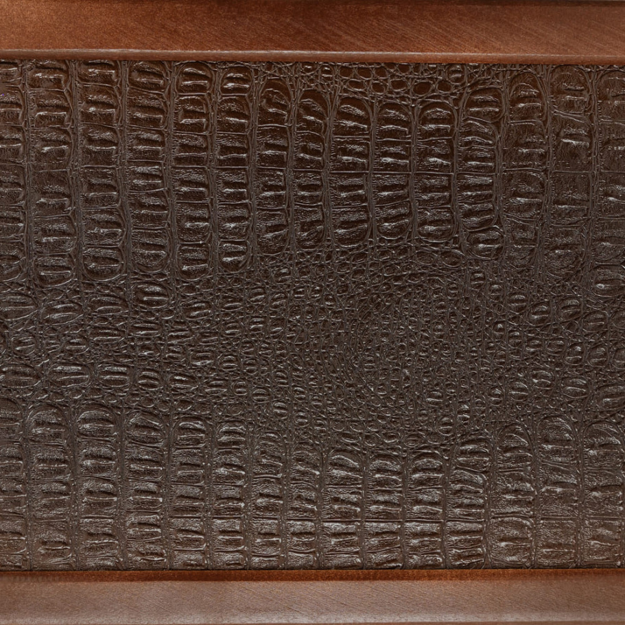 Нарды кожаные Пермские "Золотой крокодил" большие 60 купить в Краснодаре