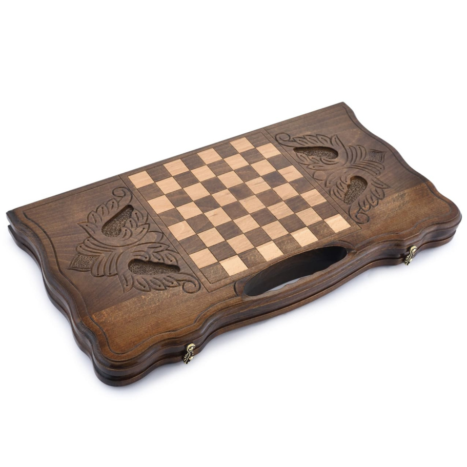 Нарды резные "Горы и храм" большие 60, Harutyunyan купить в Краснодаре