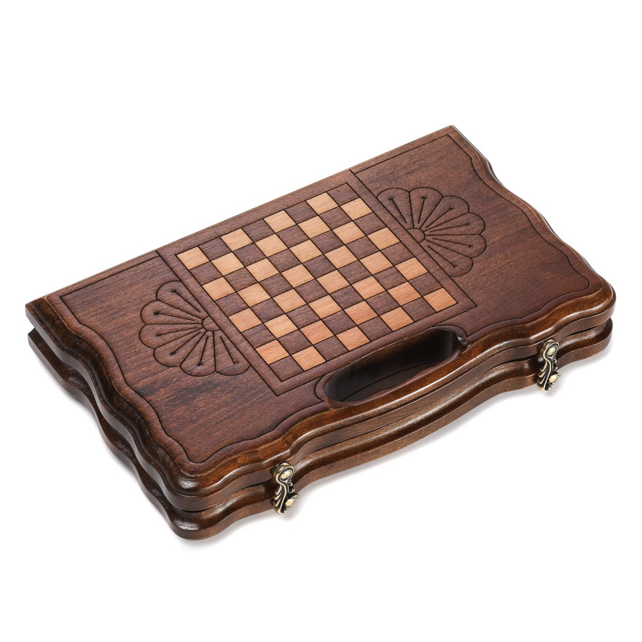 Нарды резные "Бесконечность" мини 30, Harutyunyan купить в Краснодаре