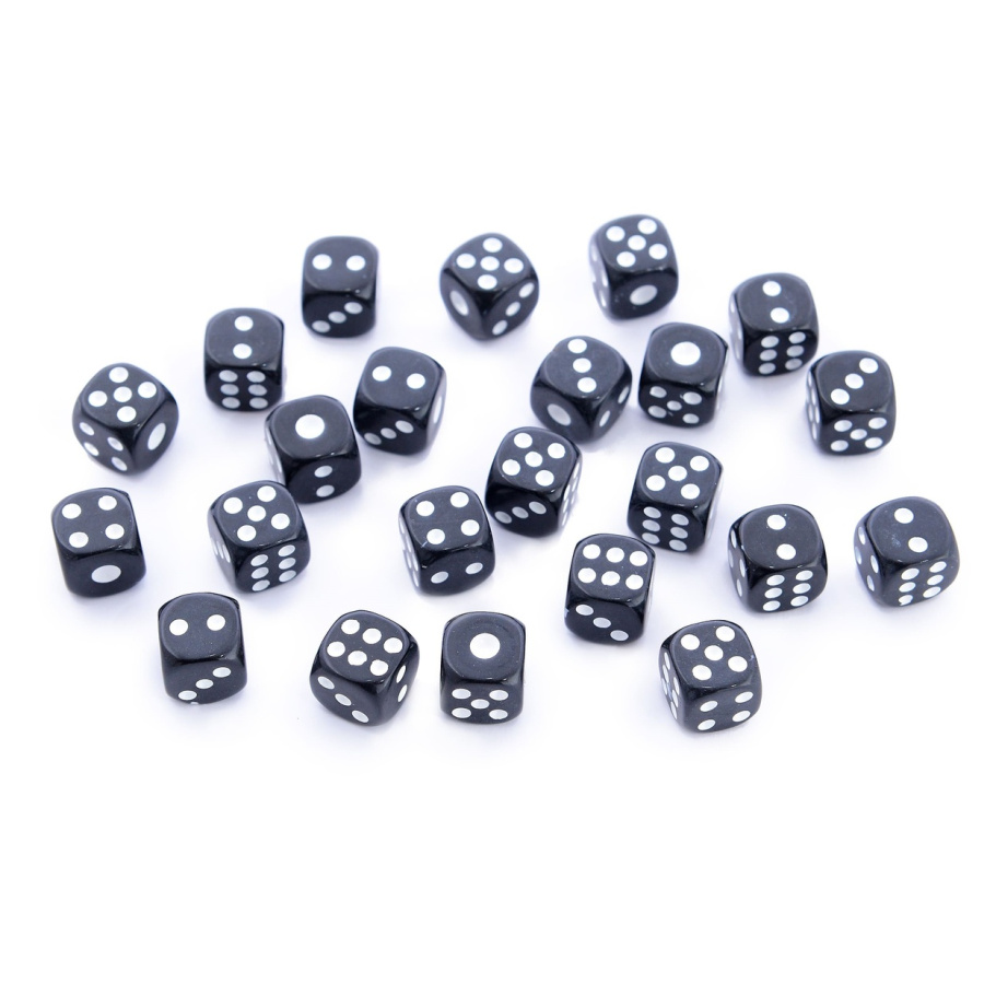 Кости игральные "Стандарт" пластик, черные, 15 мм (2 шт.) купить в Краснодаре Кости игральные "Стандарт" пластик, черные, 15 мм (2 шт.) купить в Краснодаре