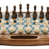 Шахматы + нарды резные "Топаз" 30 купить в Краснодаре