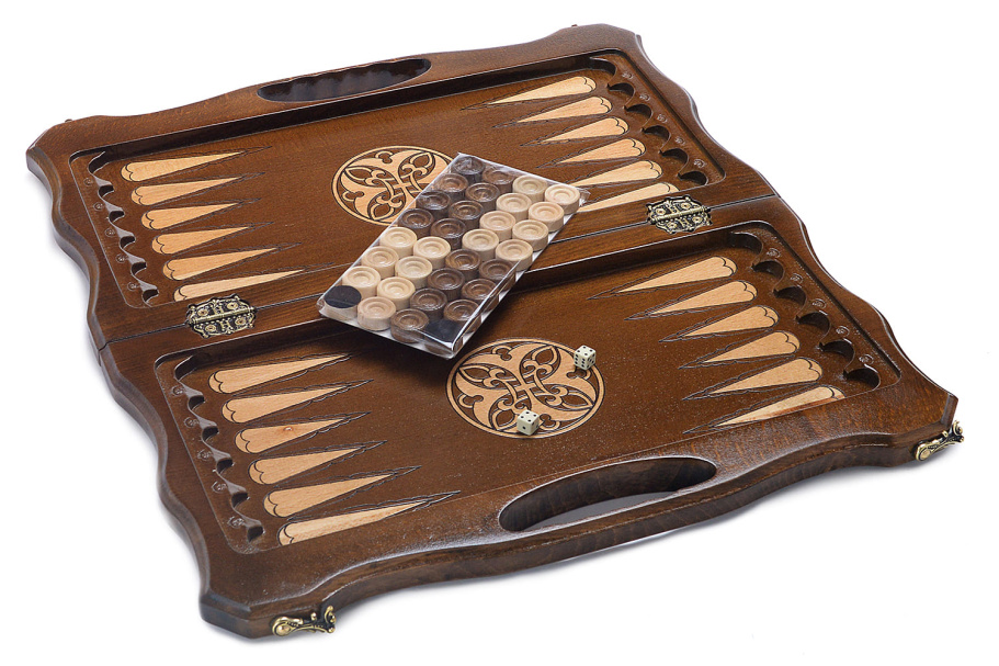 Шахматы + нарды резные "Фетис"  40, Harutyunyan купить в Краснодаре