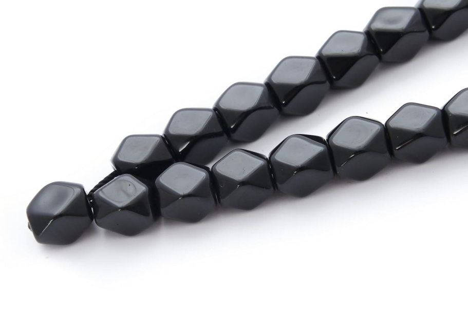 Четки граненые "Ранчо" черный камень, Давыдов С. купить в Краснодаре