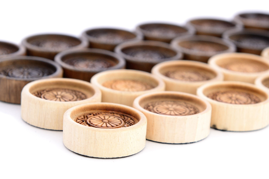 Фишки для нард и шашек "Орнамент" 29 мм, Harutyunyan купить в Краснодаре Фишки для нард и шашек "Орнамент" 29 мм, Harutyunyan купить в Краснодаре