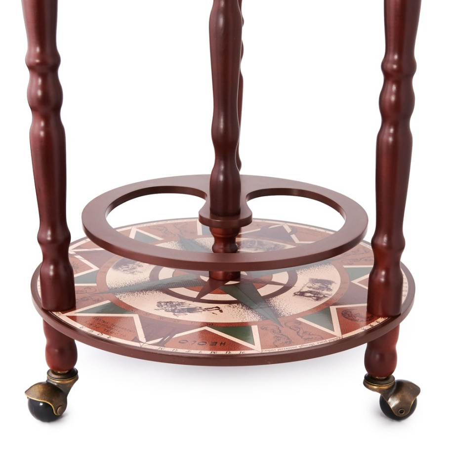 Глобус бар напольный "Возрождение" сфера 33 см купить в Краснодаре