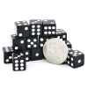 Кости игральные "Классика" пластик, черные, 12 мм (2 шт.) купить в Краснодаре