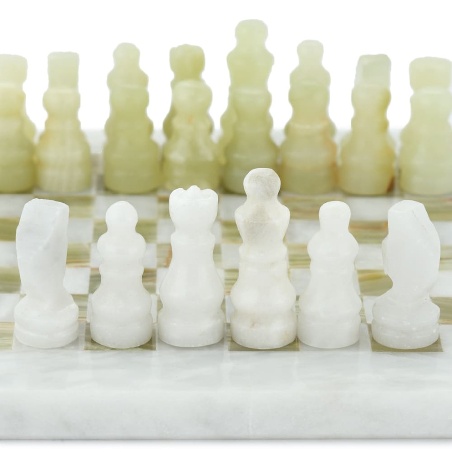Шахматы из камня "Атлантида" мрамор и оникс 20 купить в Краснодаре