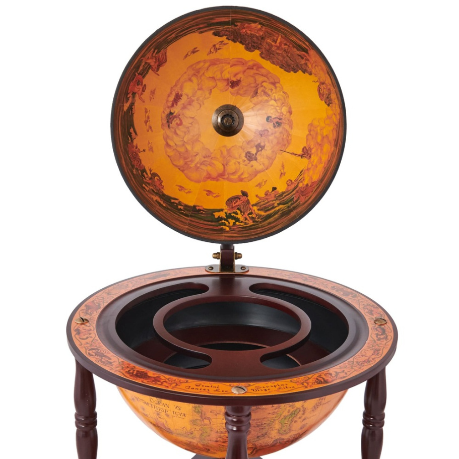 Глобус бар настольный "Евразия", сфера 33 см, JUFENG купить в Краснодаре