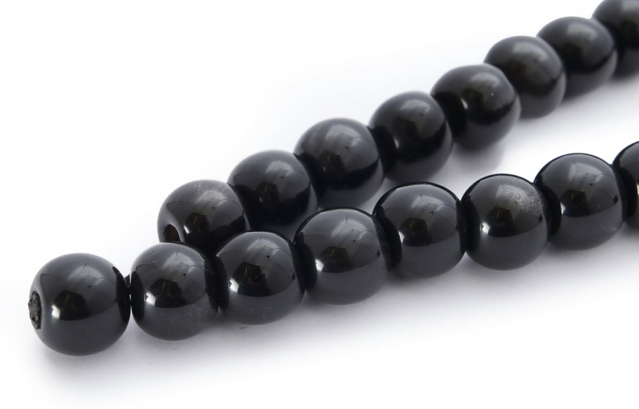 Четки с бусинами "Оскар" черный камень, Давыдов С. купить в Краснодаре