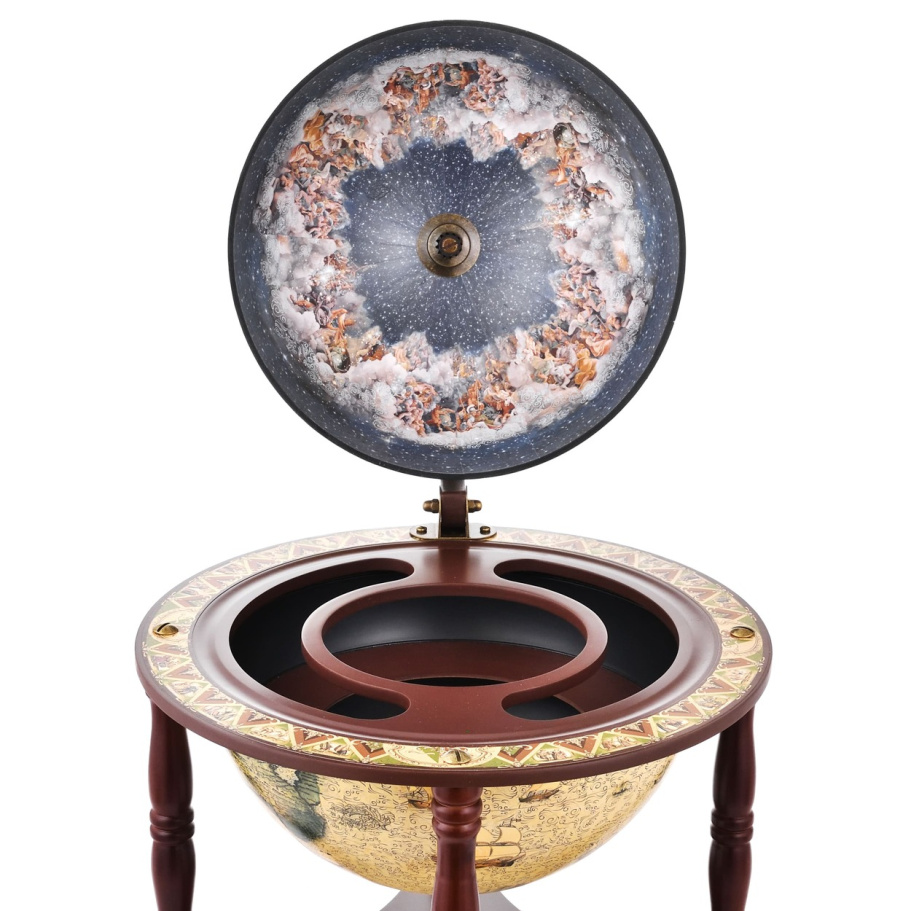 Глобус бар настольный "Античная", сфера 33 см купить в Краснодаре